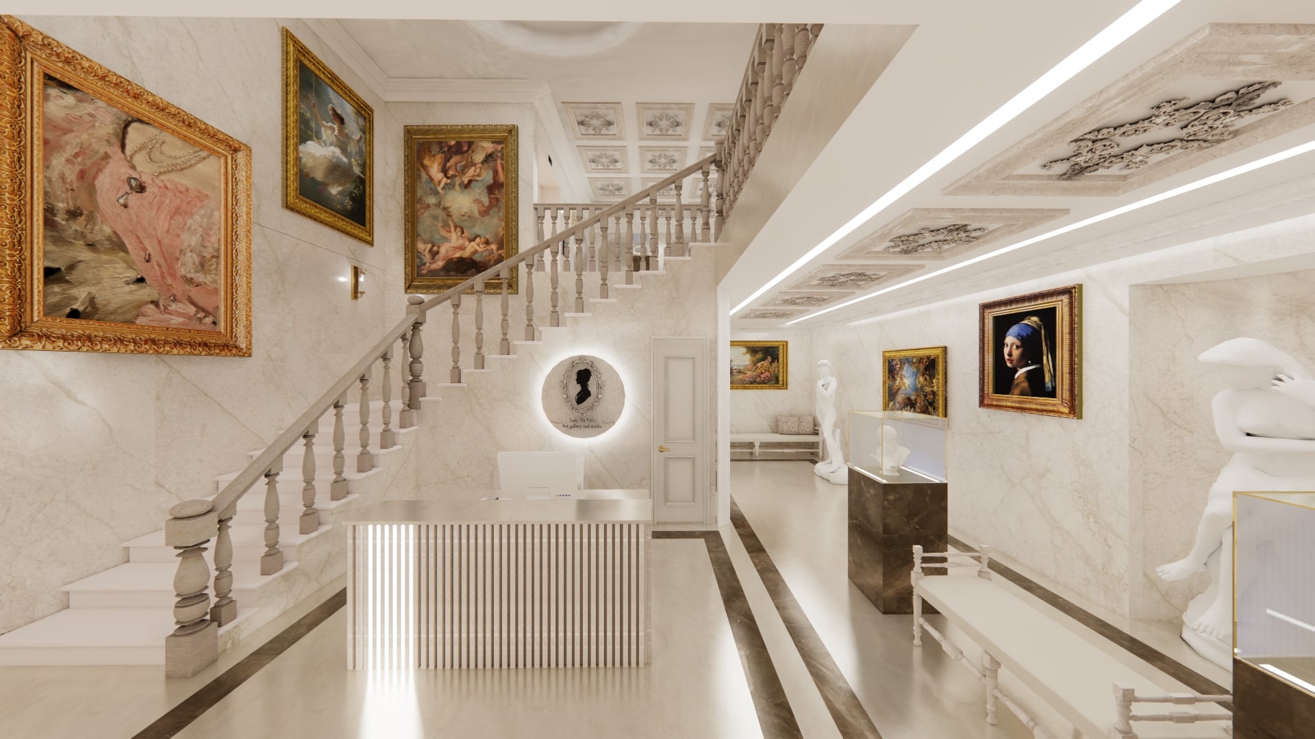 Lady Da Vinci - Art Gallery